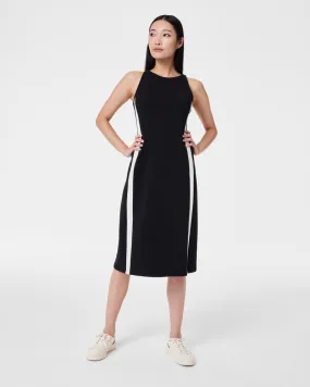 AIRESSENTIAL SIDE STRIPE MIDI DRESS