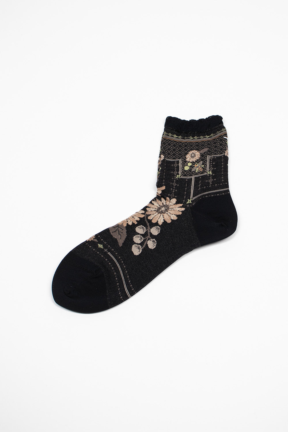 AM-780S Gerbera Socks Black