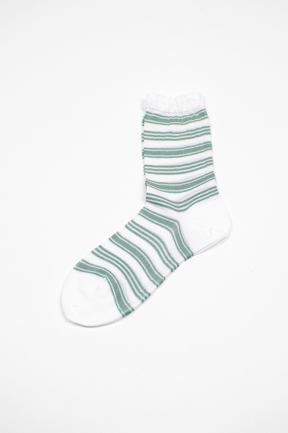 AM-781 Border Socks Green/White