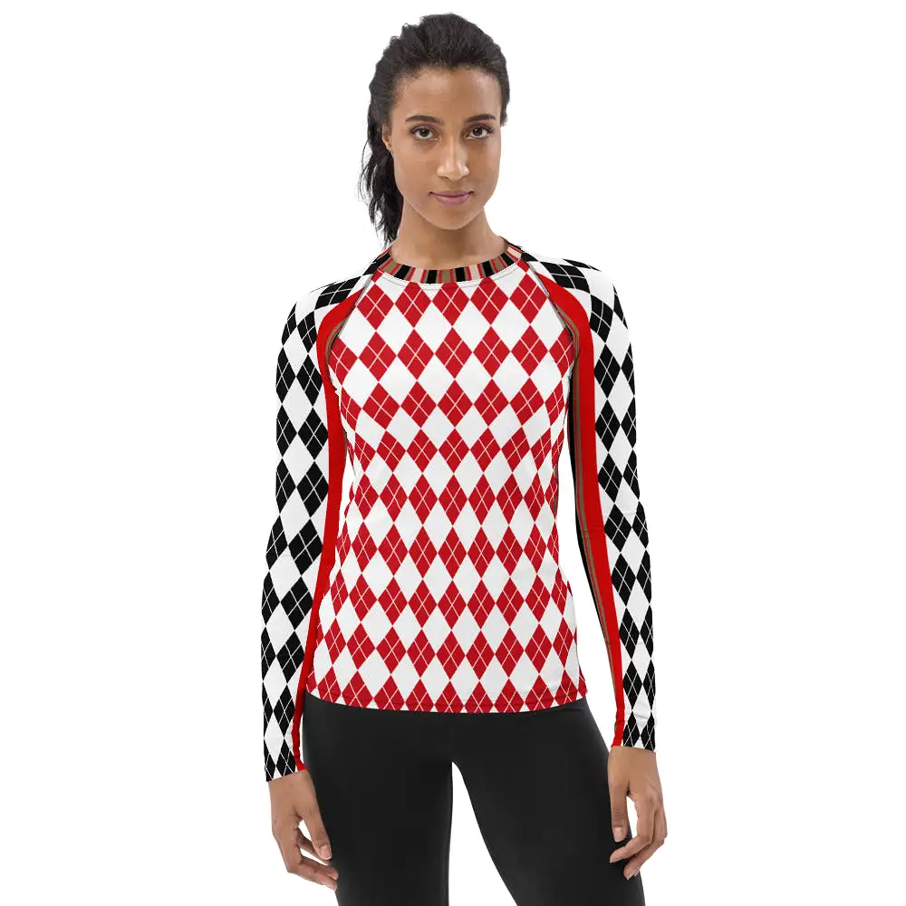 Argyle Me Fashion Rashguard Top