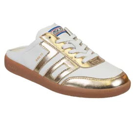 Back70 Streetwear Easter in Metallic Gold Backless Sneakers