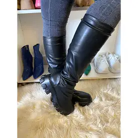 Below Knee Platform Boots