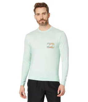 Billabong Crayon Wave Loose Fit Long Sleeve Rashguard