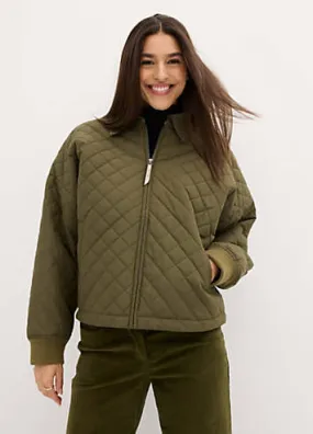 bonprix Quilted Bomber Jacket