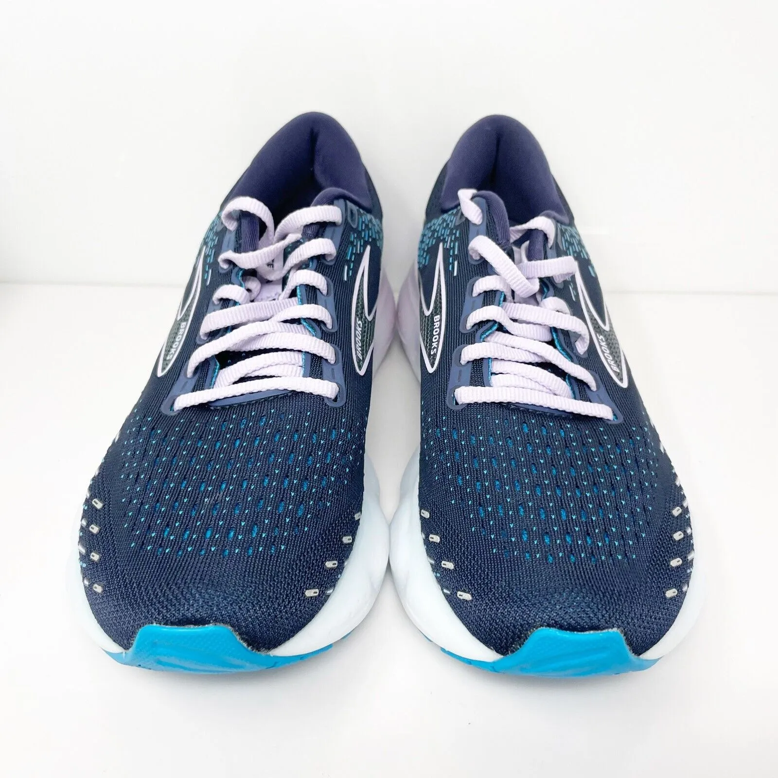 Brooks Womens Glycerin 20 1203691B499 Blue Running Shoes Sneakers Size 8.5 B