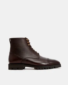 Brown Alcazar Cap Toe Boot