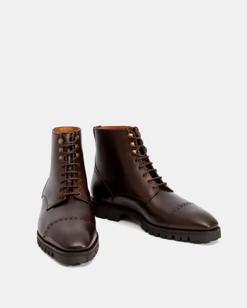 Brown Alcazar Cap Toe Boot