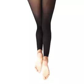 Capezio Ultra Soft Self Knit Waistband Girl's Footless Tights