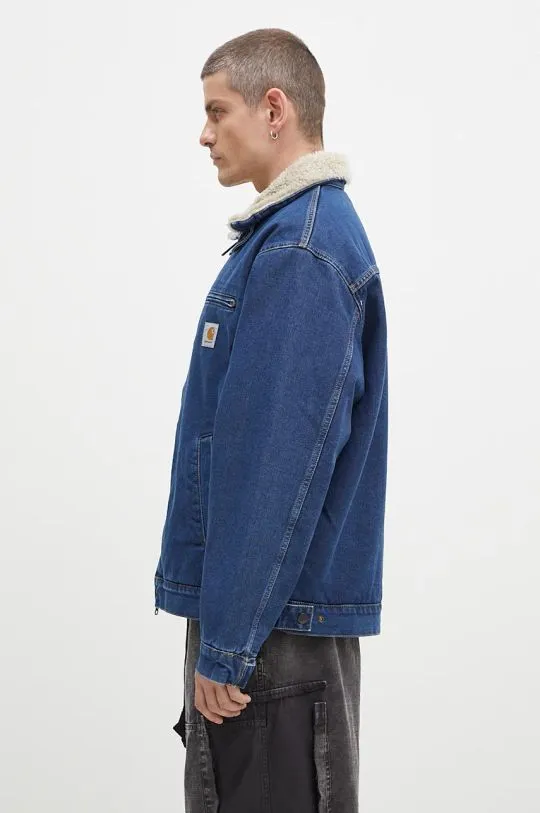 Carhartt WIP denim jacket Herald Jacket men's blue color I033765.2JR06