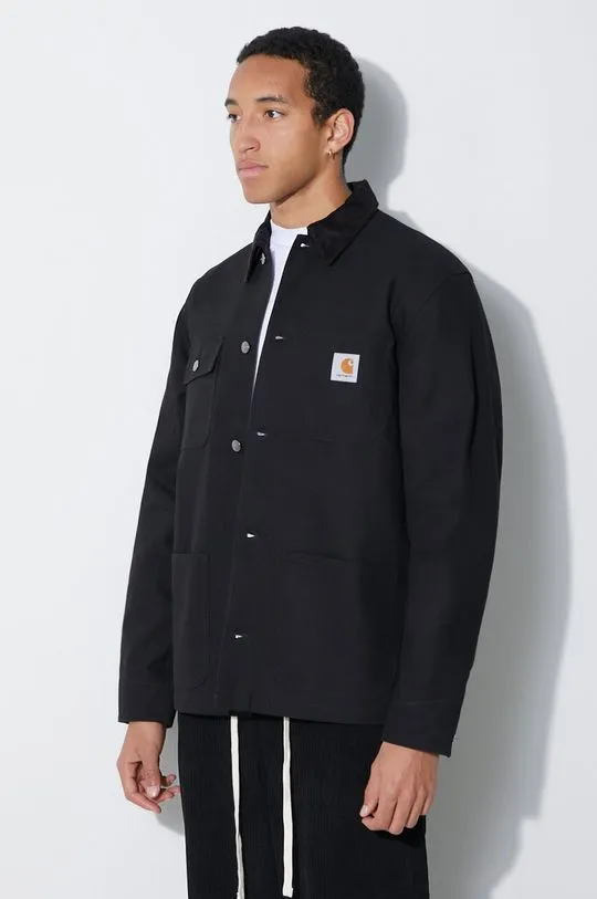 Carhartt WIP denim jacket men's black color