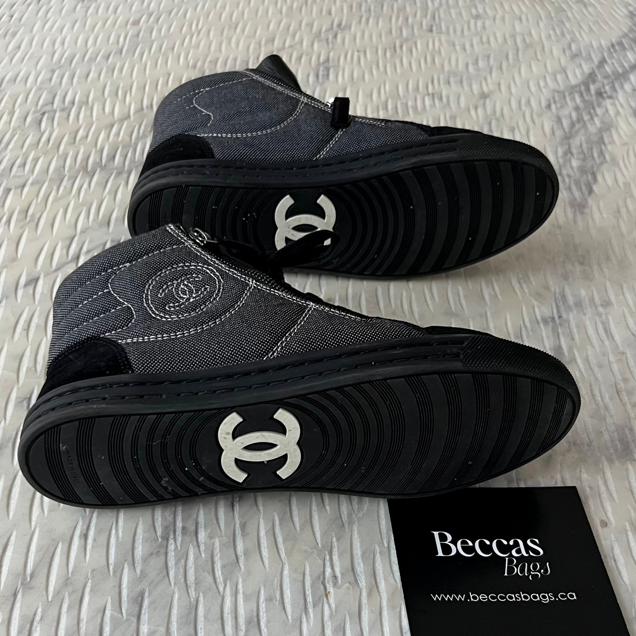 Chanel Hightop Sneakers