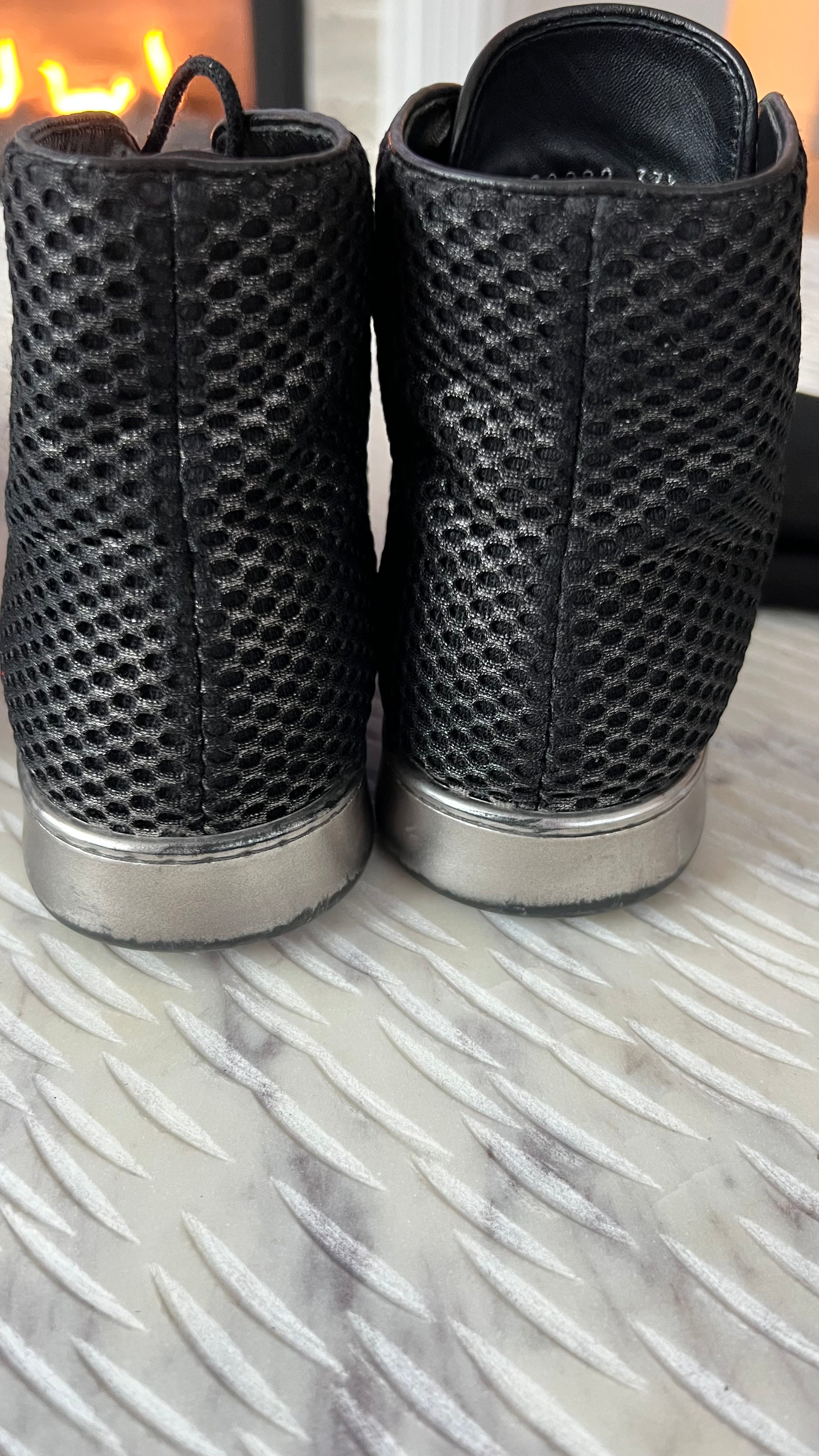 Chanel Mesh CC Hightop Sneakers