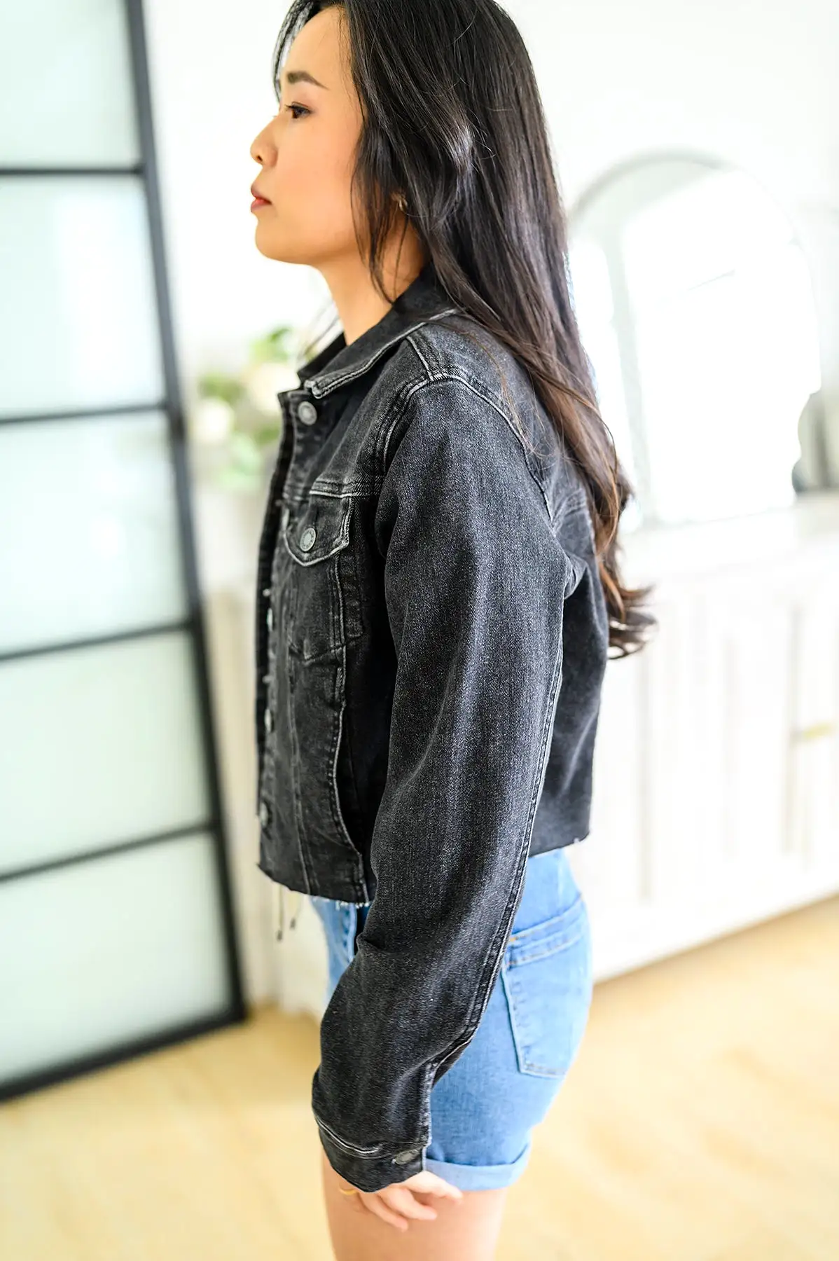 Charlie Cropped Denim Jacket