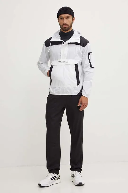 Columbia windbreaker Challenger white color