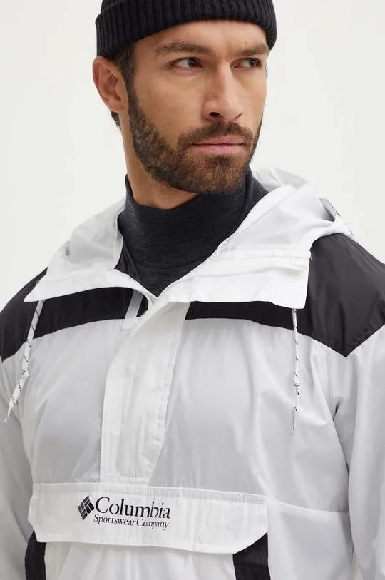 Columbia windbreaker Challenger white color