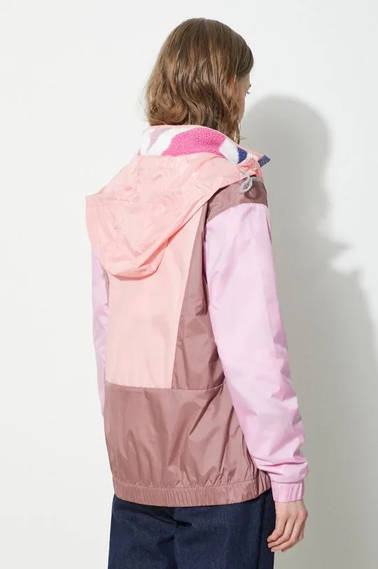 Columbia windbreaker Lily Basin pink color