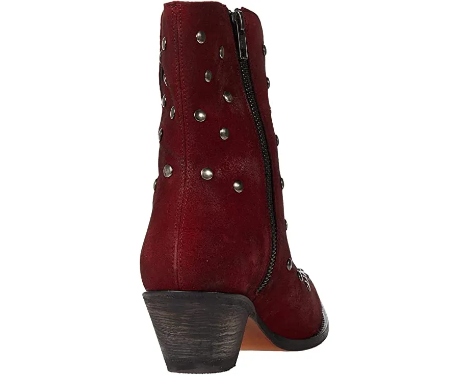 Corral Women's 7 Red Studs Pointed Toe Ankle Boot