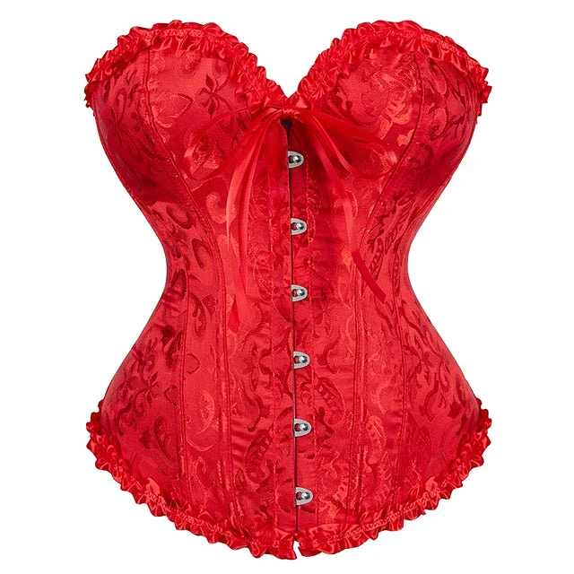 Corset Queen Floryland (Red)