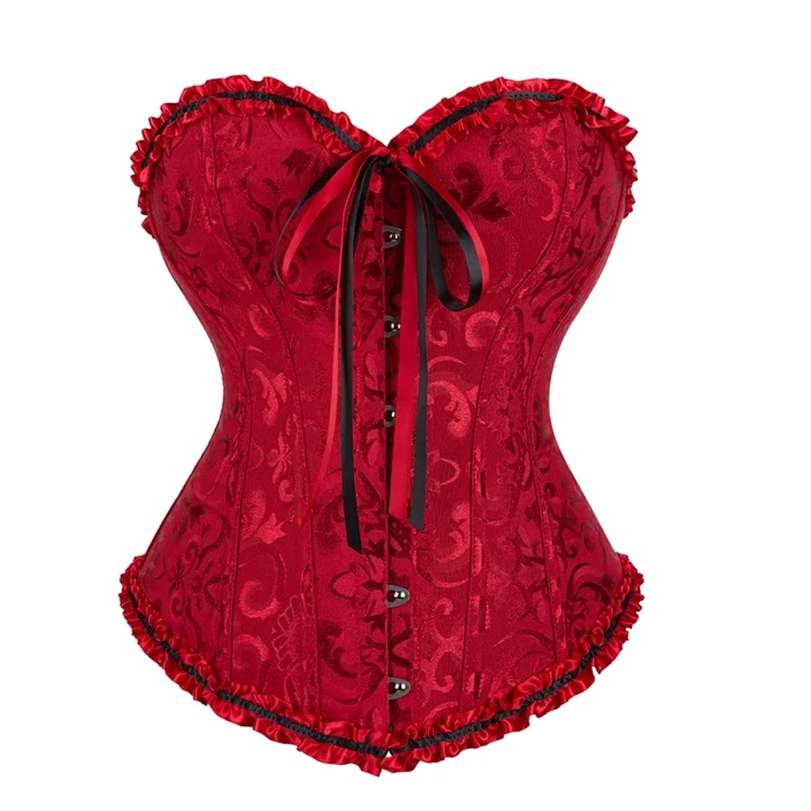 Corset Queen Mandalorian (Wine red)