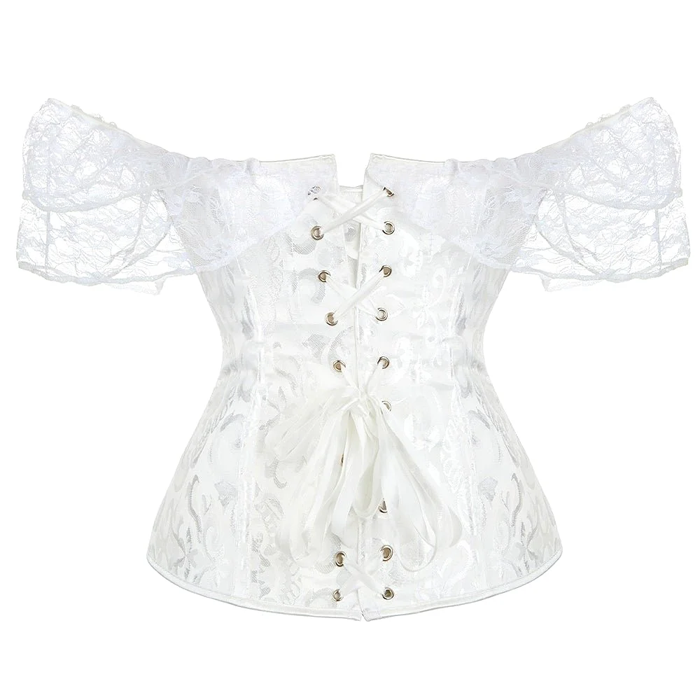 Corset Queen Romera (White)