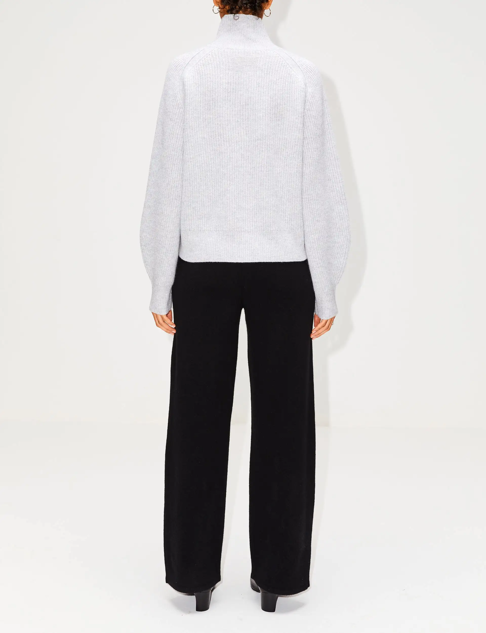 Cropped Turtleneck Sweater