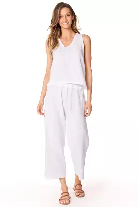 CROPPED WIDE LEG PANT