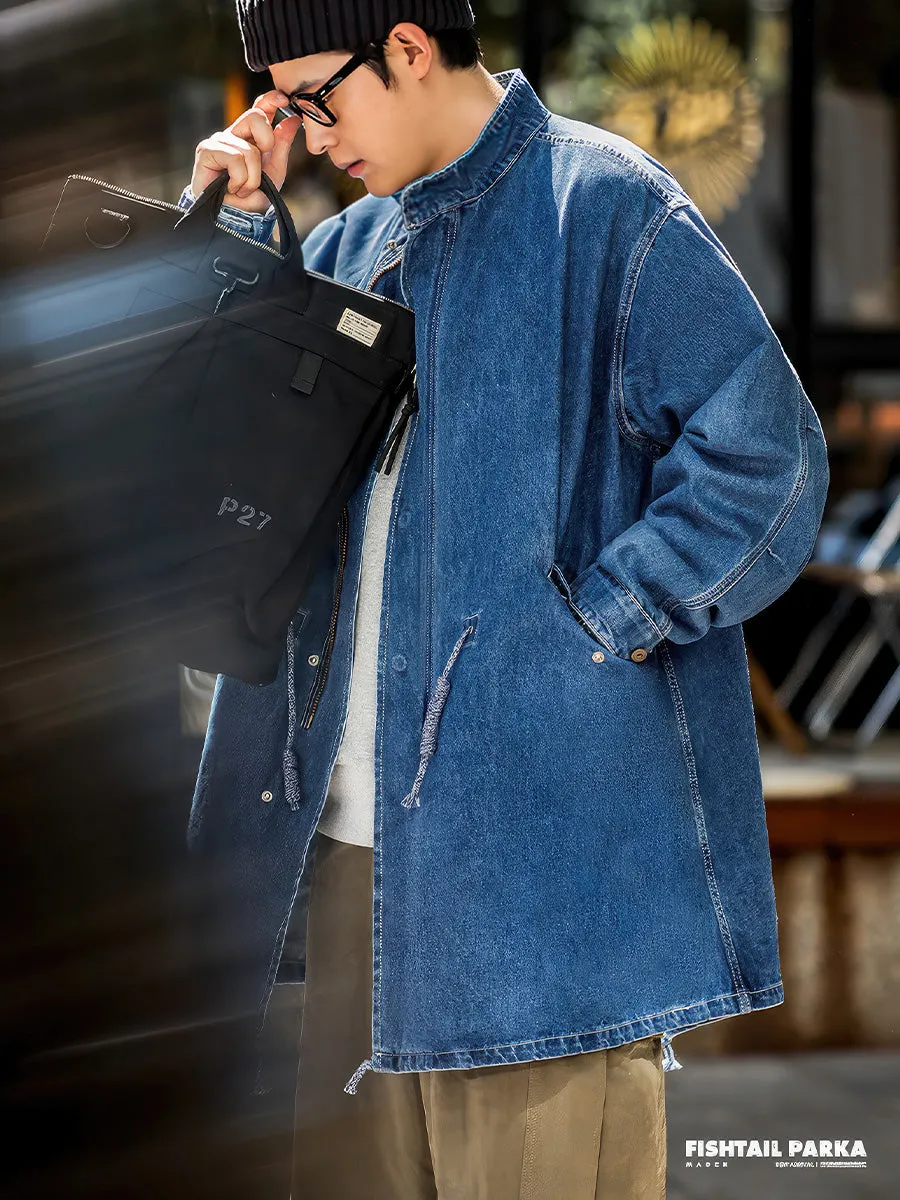 Denim M65 Fishtail Parka