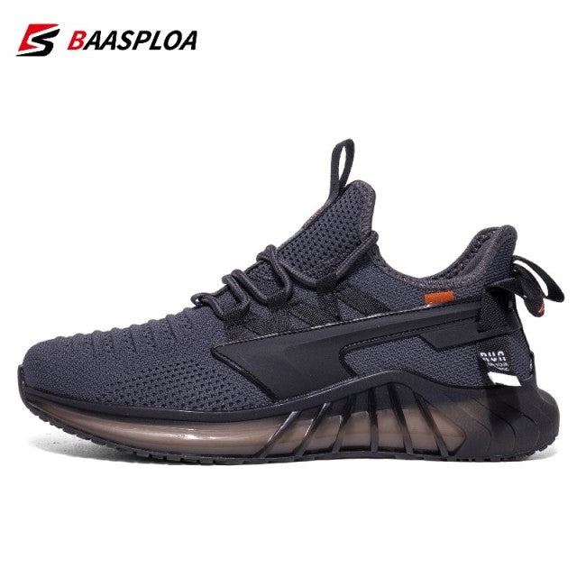 Designer Mesh Lightweight Sneakers Lace-Up Male Outdoor Sports Shoe