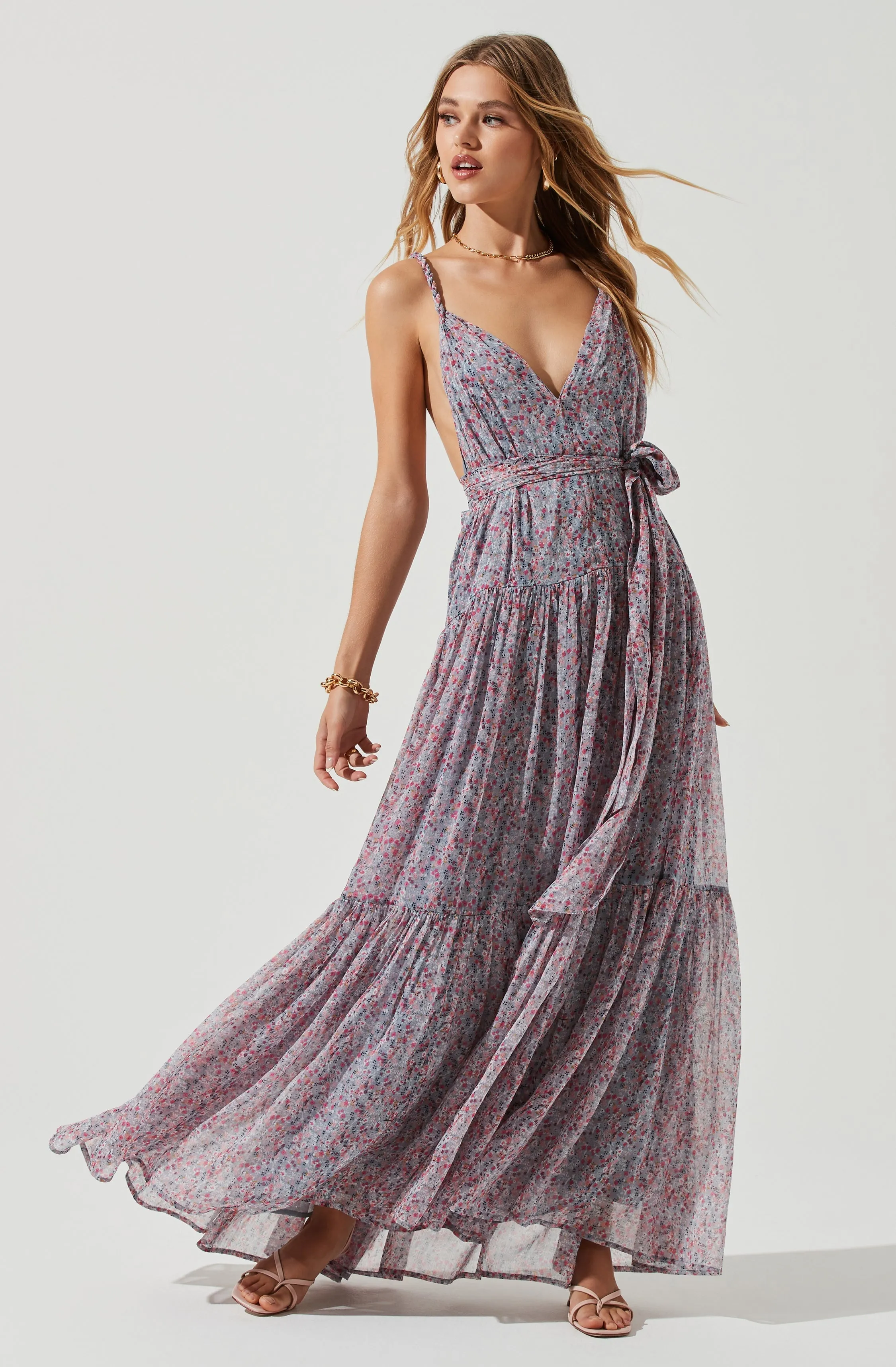 Eartha Floral Maxi Dress