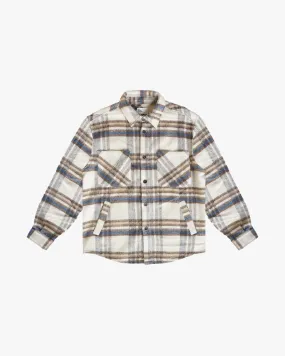 EPTM BIG N TALL SIDE SLIT FLANNEL-CREAM