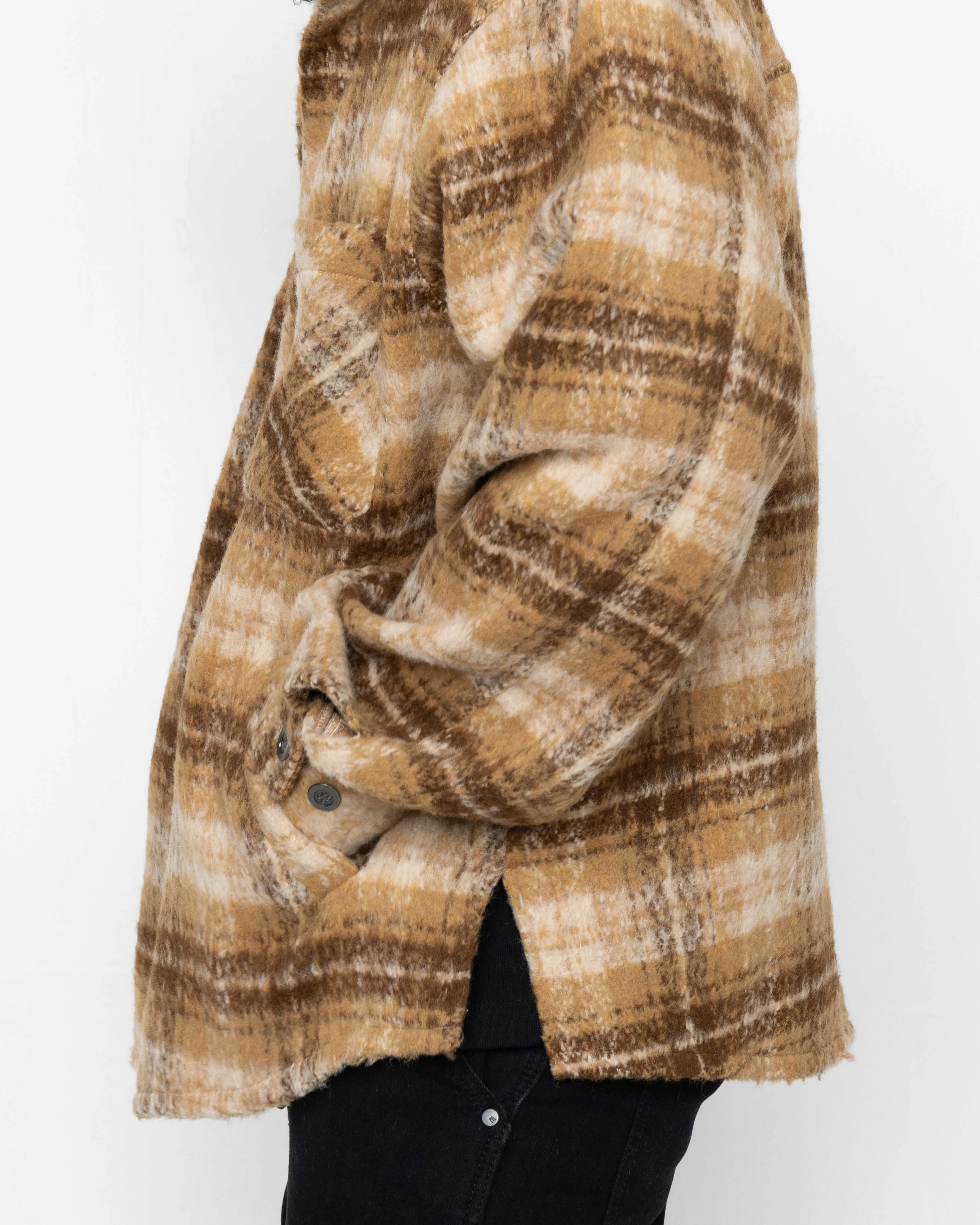 EPTM SIDE SLIT FLANNEL-TAN