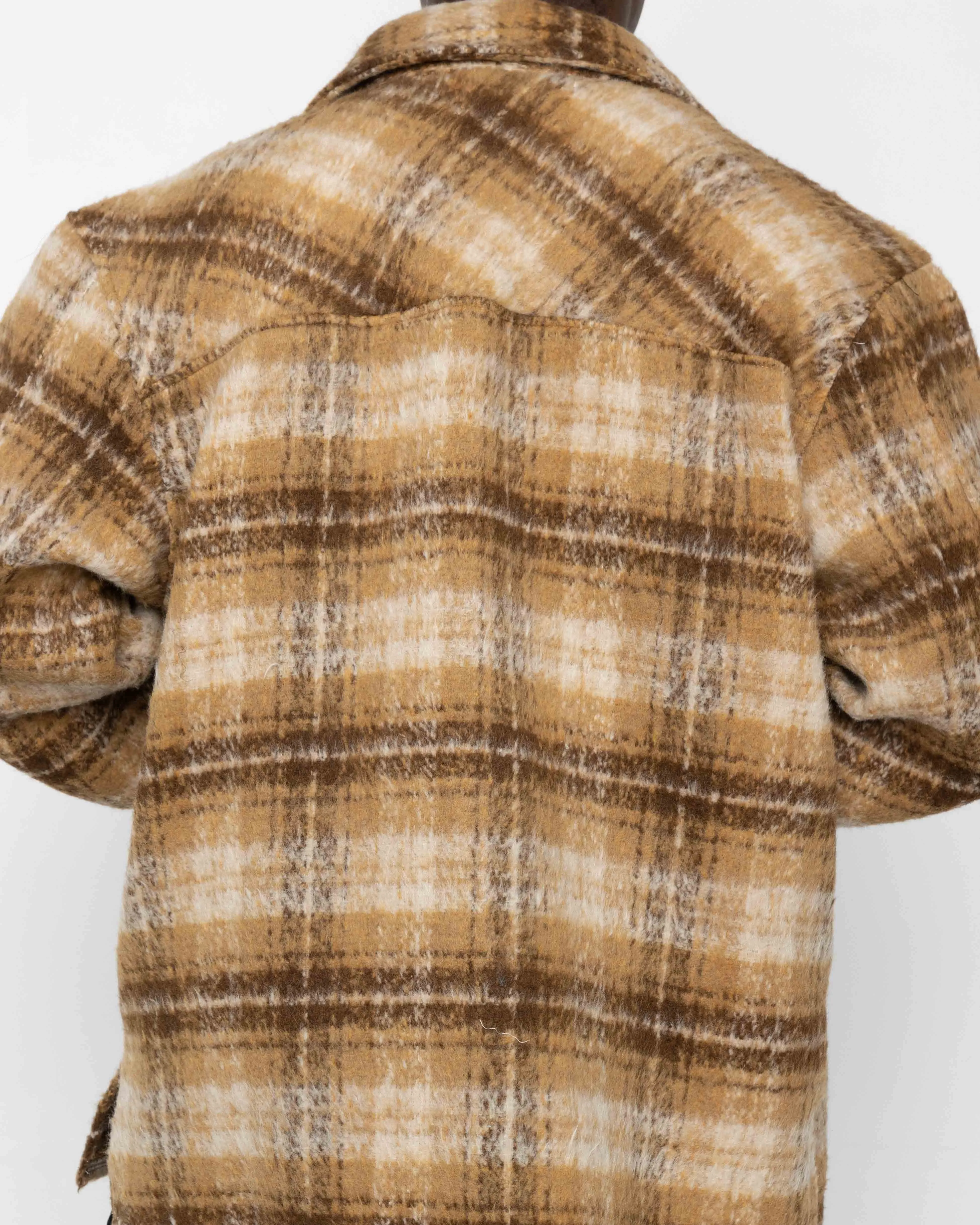 EPTM SIDE SLIT FLANNEL-TAN