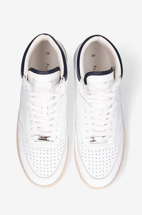 Filling Pieces leather sneakers Mid Ace Spin white color 55333491901