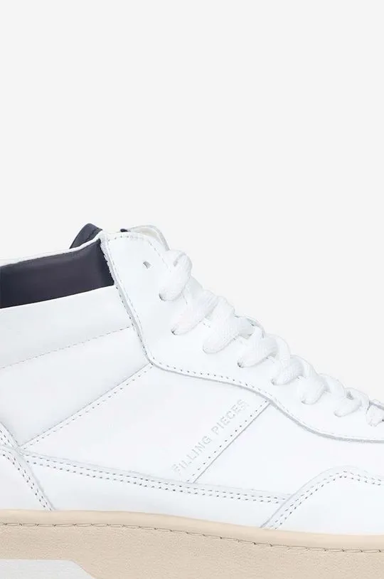 Filling Pieces leather sneakers Mid Ace Spin white color 55333491901