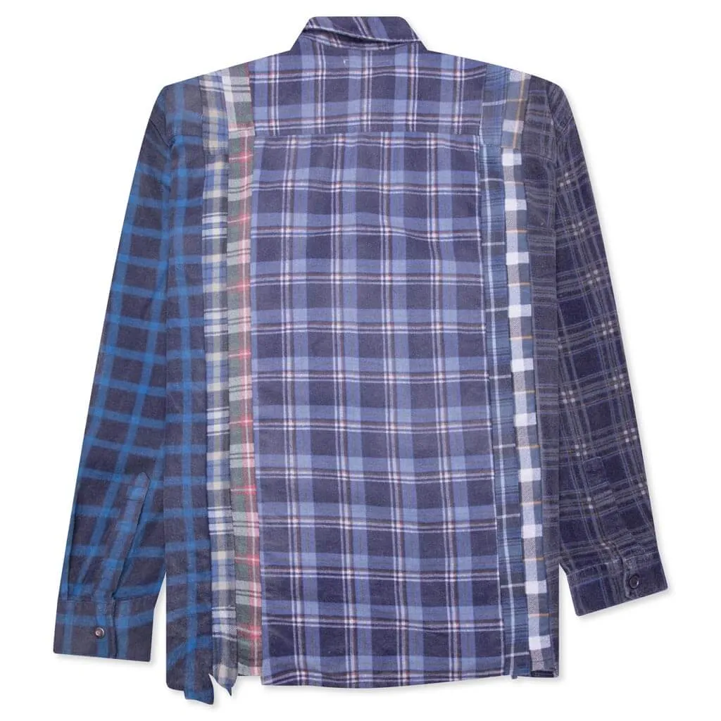 Flannel Shirt 7 Cuts Reflection Shirt - Assorted