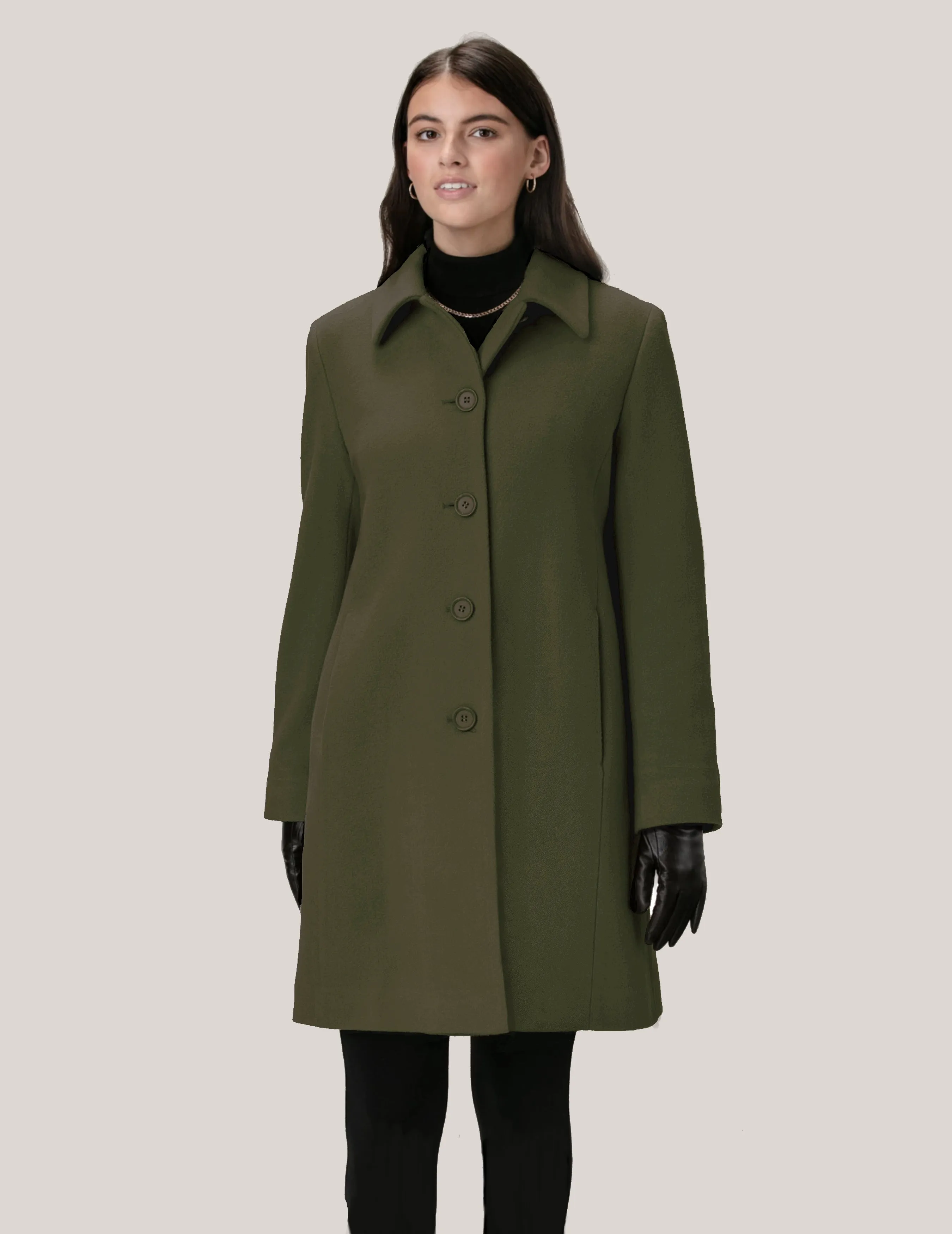 HEATHER Wool & Cashmere 3/4 Coat 3140