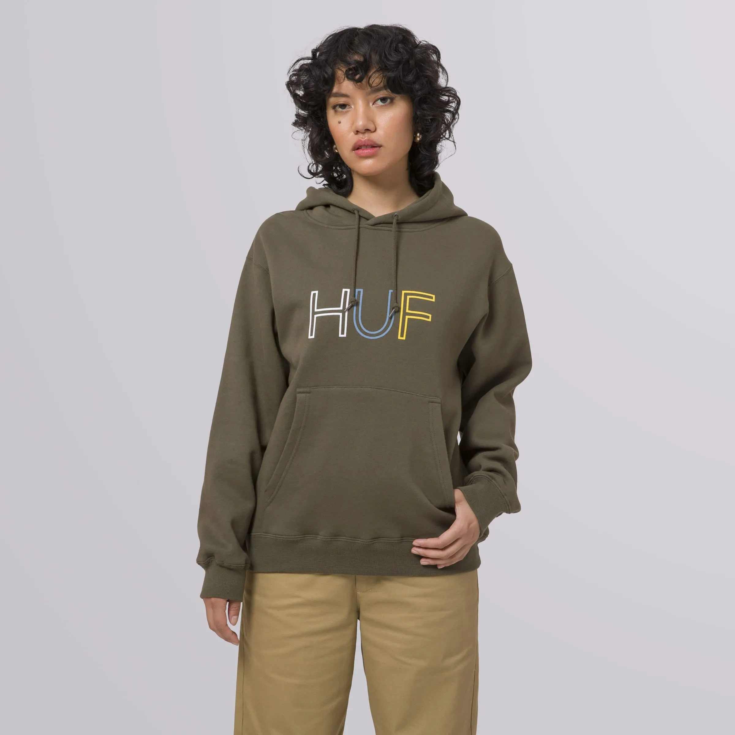 Huf HD Logo Pullover Hoodie