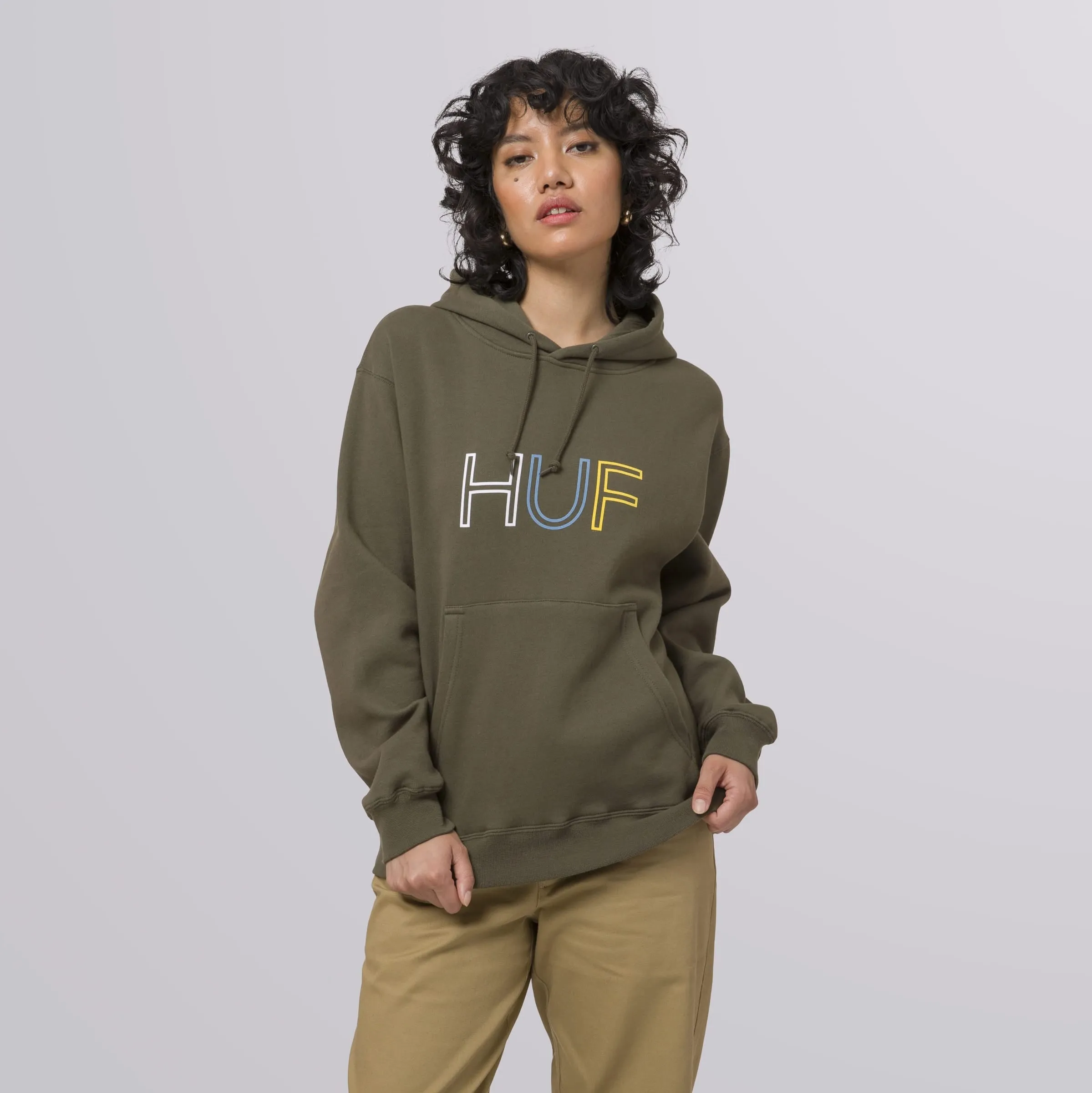 Huf HD Logo Pullover Hoodie