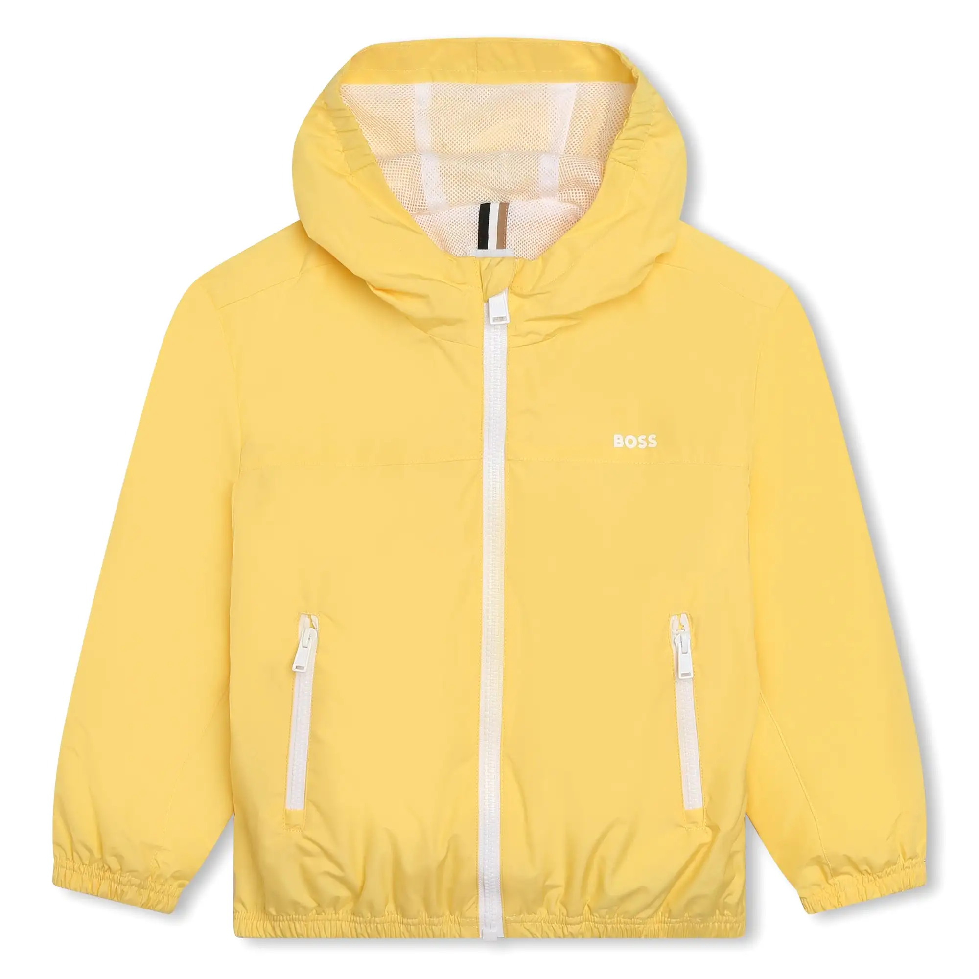 Hugo Boss Boys Hooded Windbreaker _Yellow J26495-528