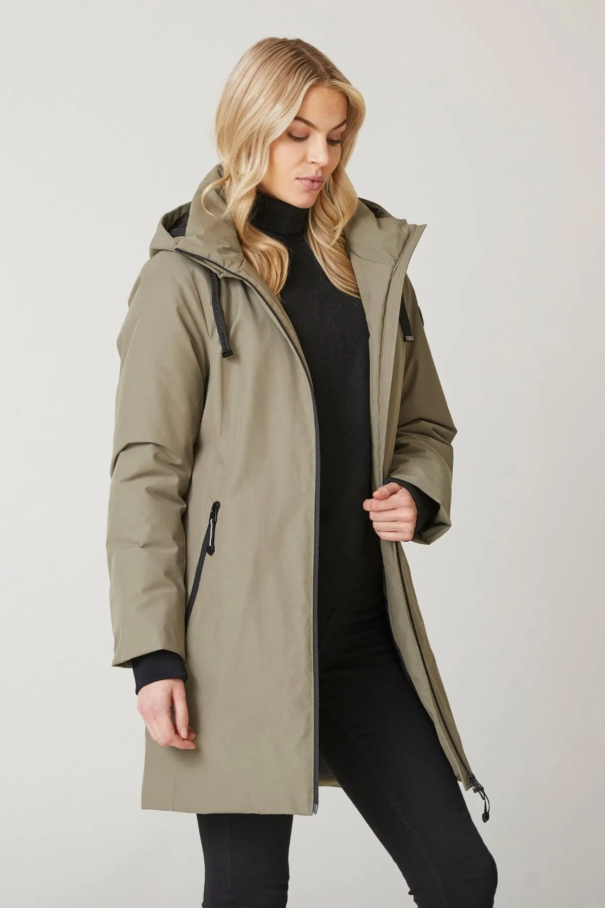 ISOLDE Waterproof Coat with Detachable Hood 2223