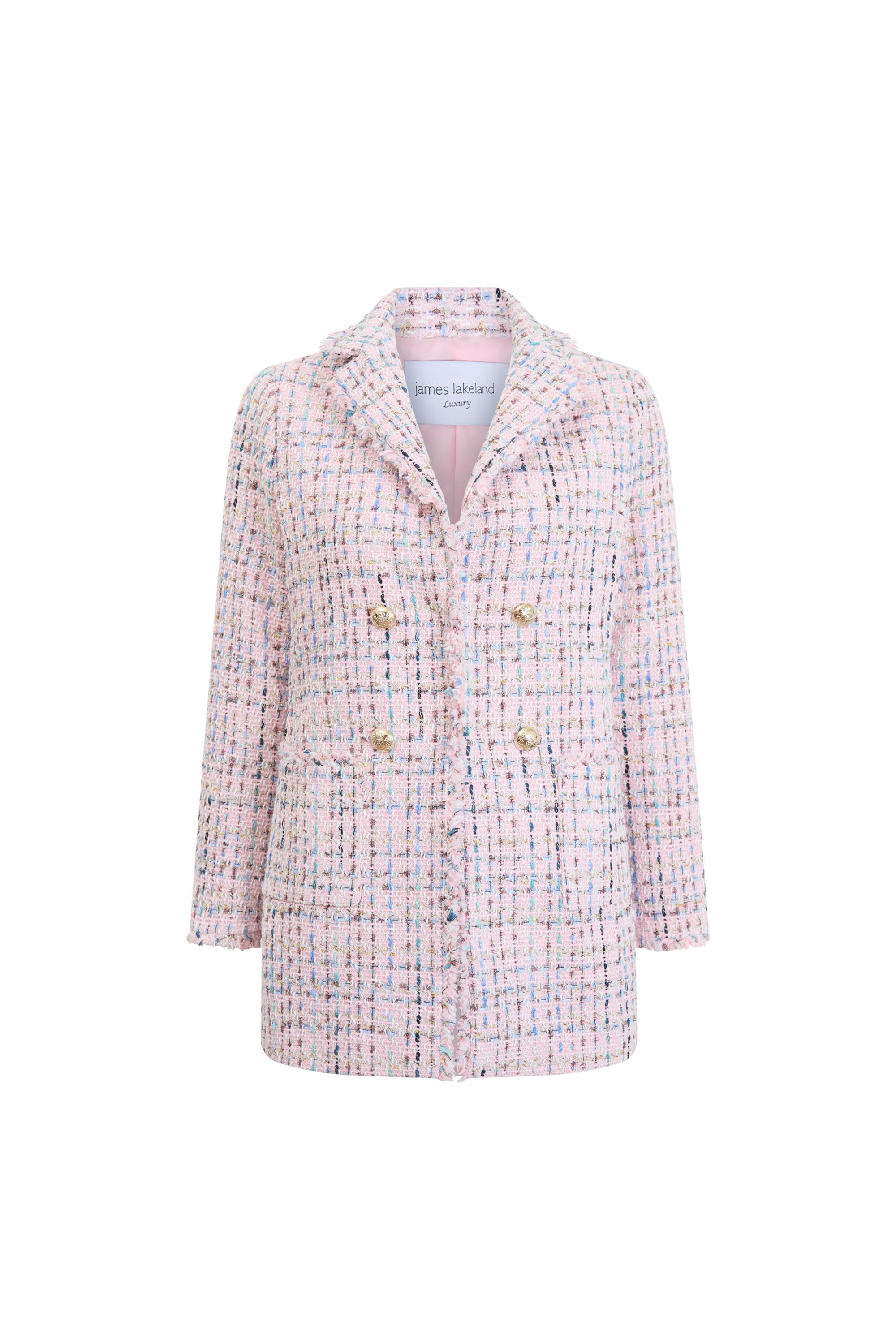 Italian Pink Tweed Blazer