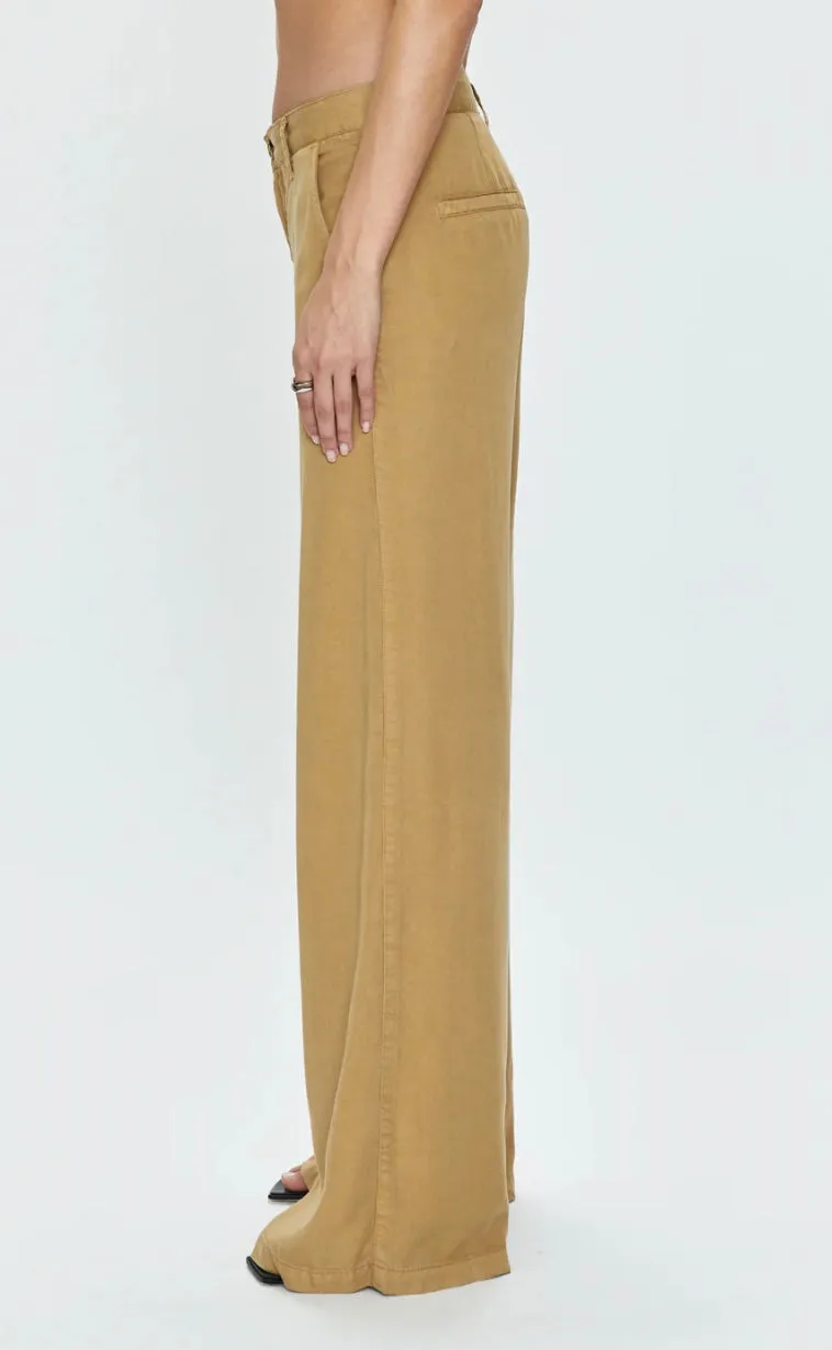 Jadyn Low Slung Palazzo Khaki