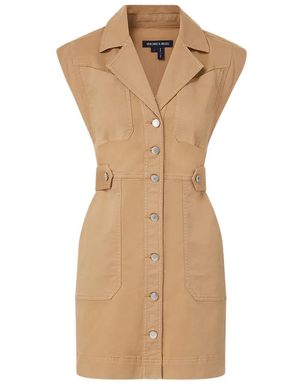 Khaki Jax Shirt Dress