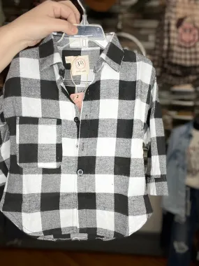 Kids Buffalo Plaid Top