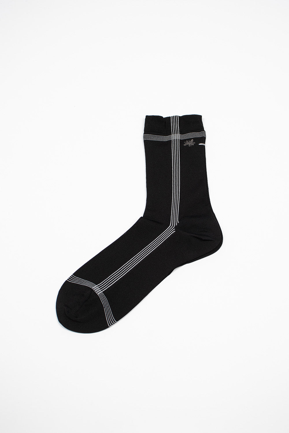 KT-142LS Side Line Socks Black