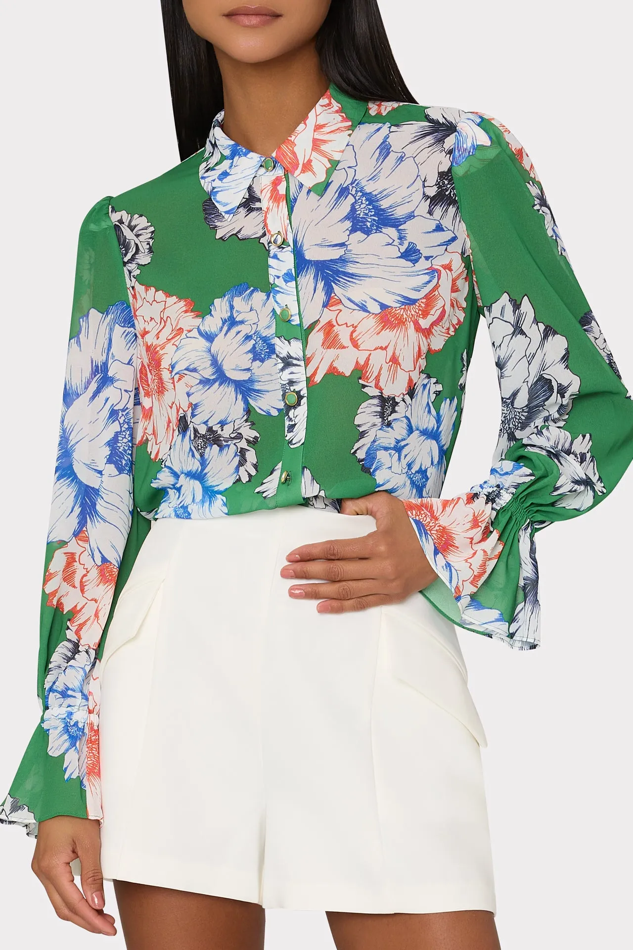 Lacey Petals In Bloom Blouse