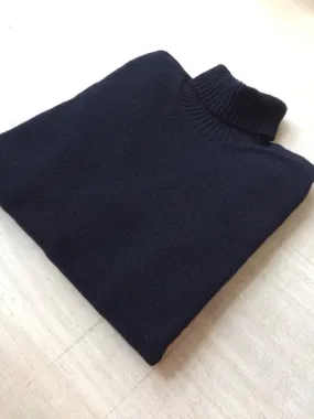 Lambswool Turtleneck - Navy