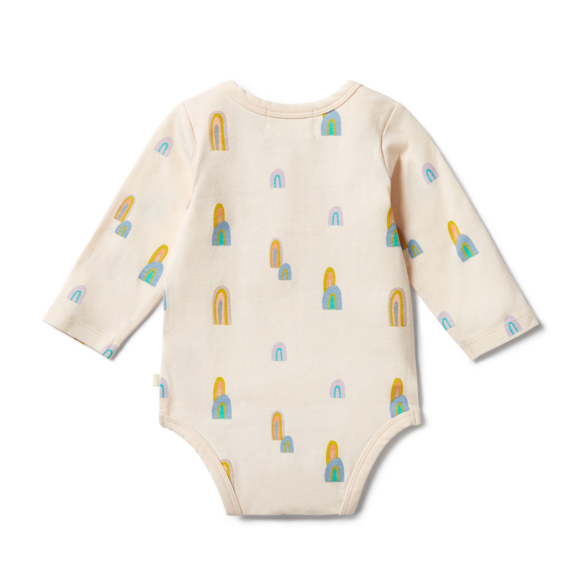 *Last of the Best* Wilson & Frenchy Organic Envelope Bodysuit - Rainbow Mountains - Size Newborn