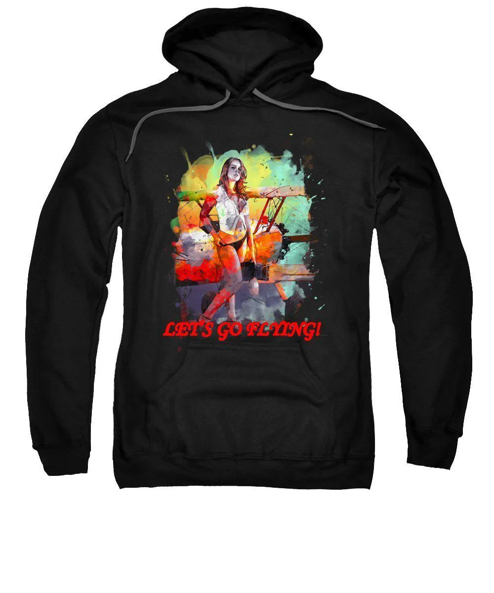 Let's Go Flying Girl - Sweatshirt