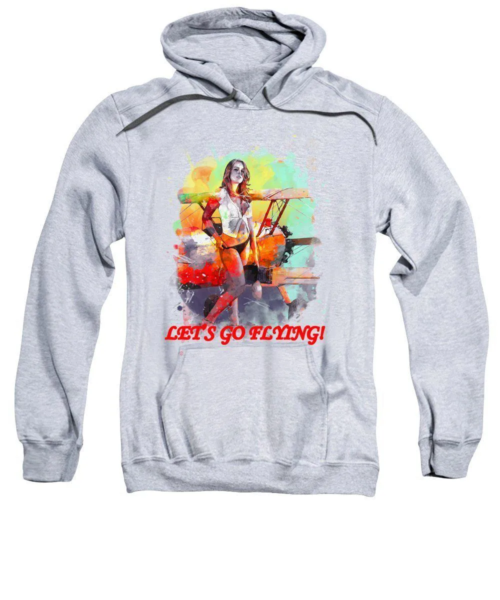 Let's Go Flying Girl - Sweatshirt